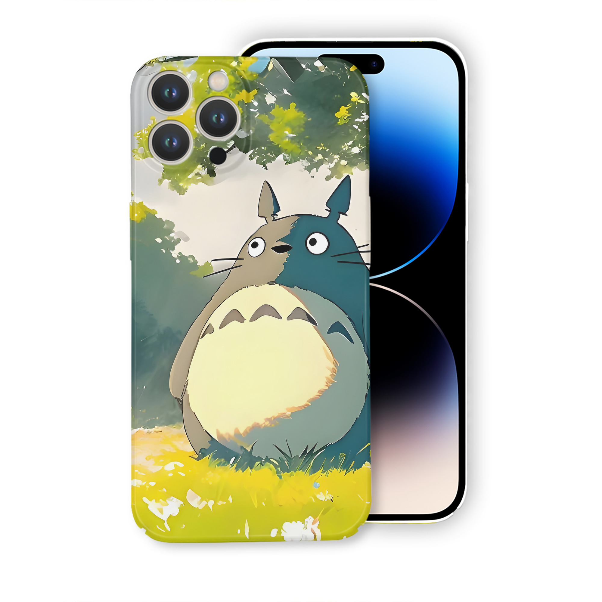 （画像用） となりのトトロ 草壁メイ 草壁サツキ My Neighbor Totoro Satsuki Kusakabe Mei Kusakabe 【iPhone 14シリーズ対応】ハードケース